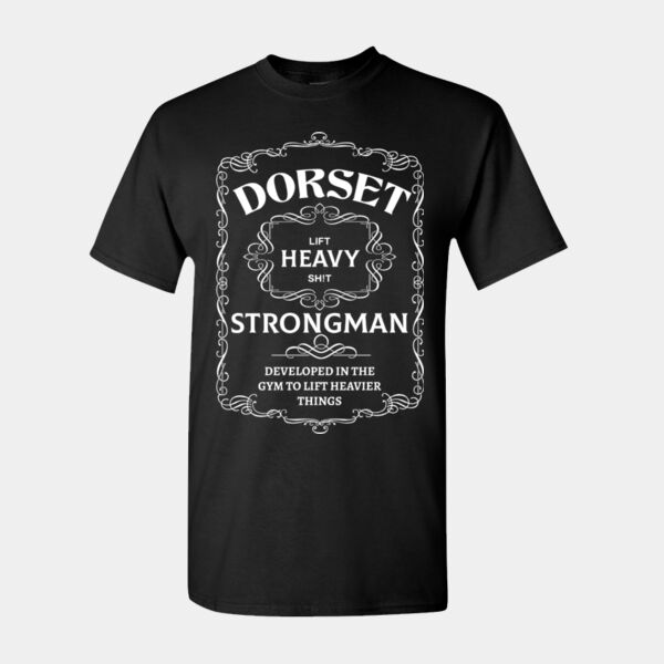 Dorset Strongman Whiskey Style Printed T-Shirt Thumbnail
